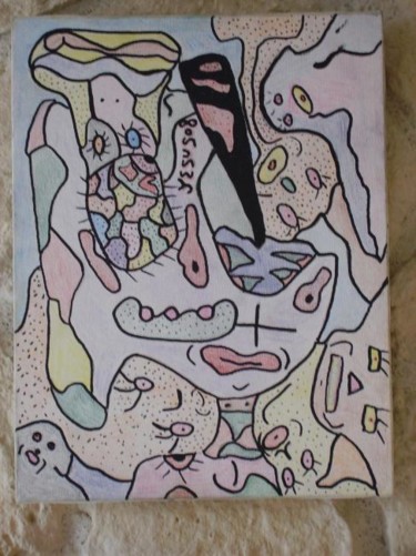 Painting titled "yesus imaginaire 5" by Yesus, Original Artwork