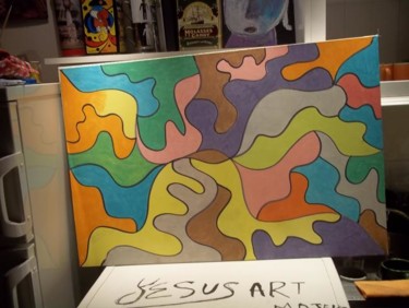 Dessin intitulée "constelation de cou…" par Yesus, Œuvre d'art originale