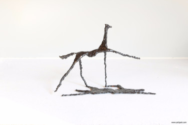 Sculpture titled "ombre_2" by Yeaji Park, Original Artwork, Metals