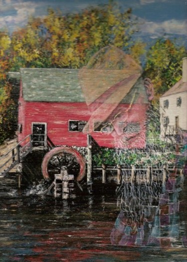 Painting titled "The Old Miller" by David Hipwell, Original Artwork