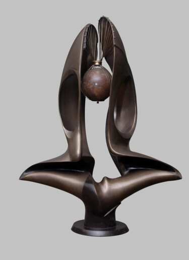 Sculpture titled "GENESIS" by Yevgeniy Prokopov, Original Artwork, Bronze