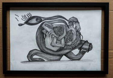 Dibujo titulada "Organika" por Yeyearts Lisa_m, Obra de arte original, Lápiz