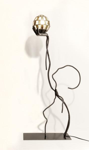 Sculpture intitulée "La rencontre" par Yez, Œuvre d'art originale, Métaux
