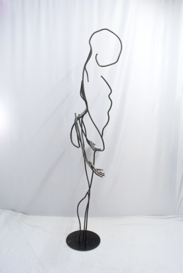 L'éveil, ou la présence de l'être. Sculpture intitulée "L'éveil, ou la prés…" par Yez, Œuvre d'art originale, Métaux