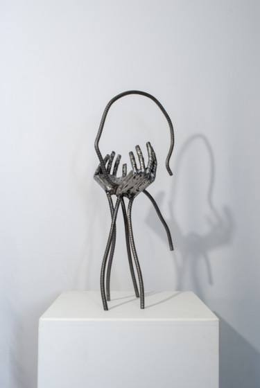 Rzeźba zatytułowany „"Parlez moi...de vo…” autorstwa Yez, Oryginalna praca, Metale