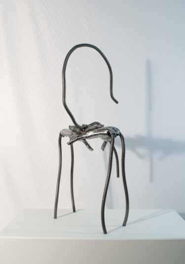 Sculpture titled ""Parlez moi... de m…" by Yez, Original Artwork, Metals