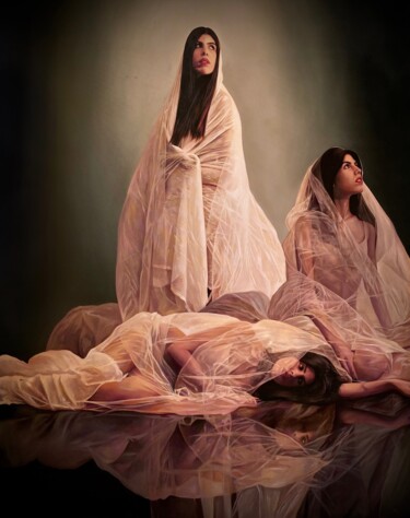Pittura intitolato "FROM DEATH TO DEATH…" da Yiğit Dündar, Opera d'arte originale, Olio