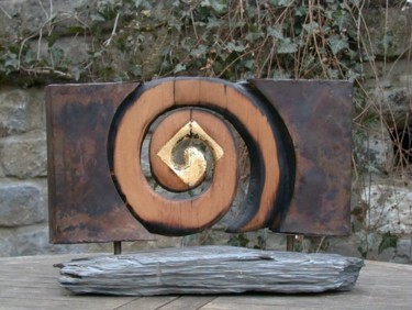 Sculpture intitulée "Spirale" par Yingo, Œuvre d'art originale