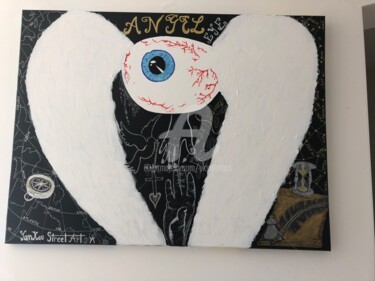 Peinture intitulée "Angel eye" par Ykstreetart, Œuvre d'art originale, Acrylique