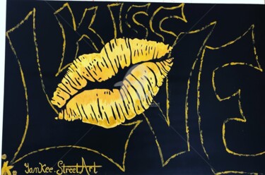 Pintura titulada "Kiss" por Ykstreetart, Obra de arte original, Acrílico