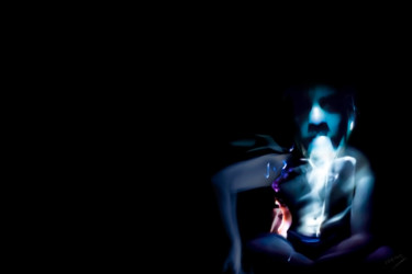 Photography titled "Nova" by Yoann Carnoy, Original Artwork, Light Painting