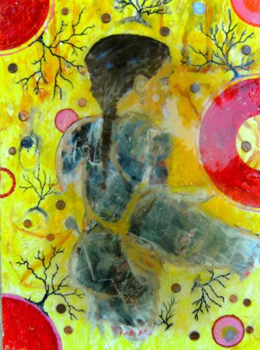 Peinture intitulée "la-perverse" par Yoan Mirol, Œuvre d'art originale, Huile