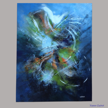 Papillon de nuit Peinture intitulée "Papillon de nuit" par Yoann Guérot, Œuvre d'art originale, Acrylique