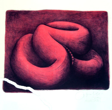 Incisioni, stampe intitolato "vivora" da Alondra Alonso Alvarez, Opera d'arte originale, Litografia