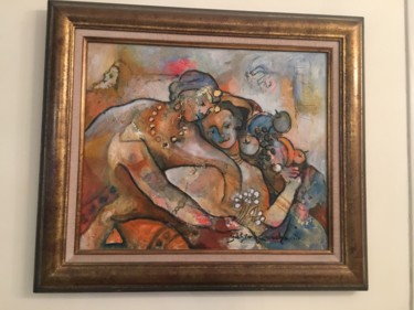 Peinture intitulée "Les fruits de l'amo…" par Yoel Benharrouche, Œuvre d'art originale, Huile
