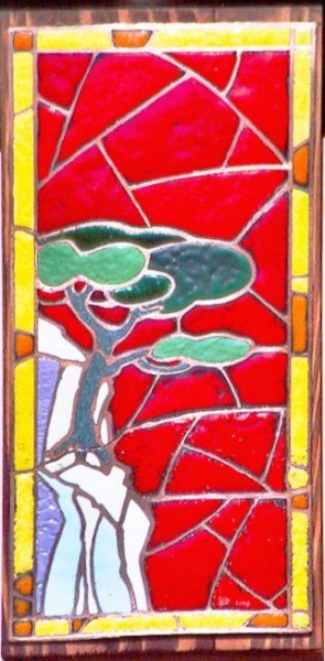Peinture intitulée "le pin de la calanq…" par Yo, Œuvre d'art originale