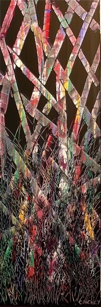 Painting titled "MULTICOLORS" by Yohan Chiche, Original Artwork, Oil