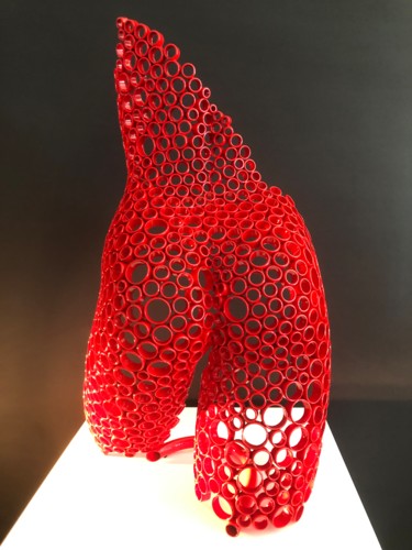 Esmeralda 2021 Sculpture intitulée "Esmeralda 2021" par Yohan Plu, Œuvre d'art originale, Métaux