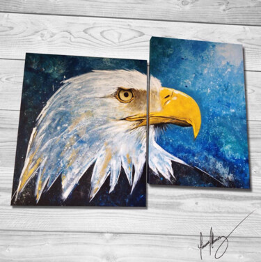 Peinture intitulée "Aguila" par Yohanna Albornoz, Œuvre d'art originale, Acrylique