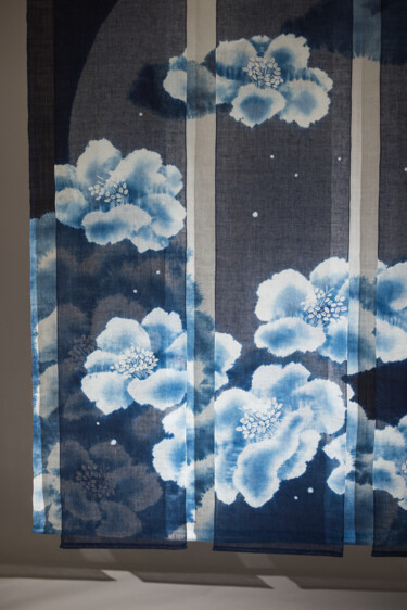 Textile Art titled "Come Around" by Yoko Kamitani, Original Artwork, Tapestry