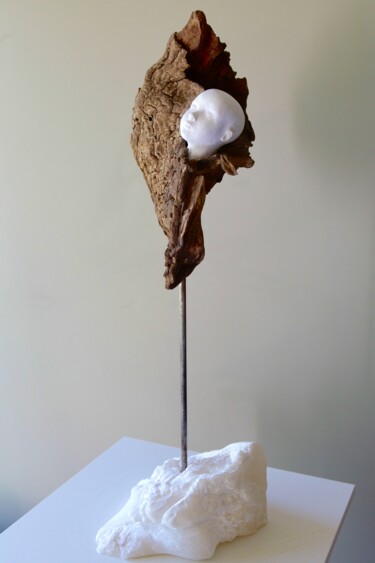 Sculpture intitulée "Envol" par Yolaine Rilhac, Œuvre d'art originale, Pierre