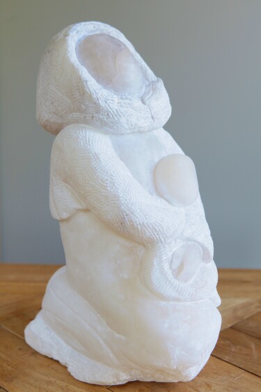 Sculpture titled "Inouït" by Yolaine Rilhac, Original Artwork, Stone