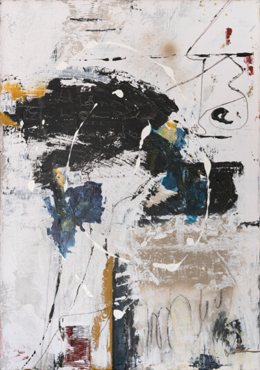 Картина под названием "Biografismo" - Yolanda Luna, Подлинное произведение искусства, Акрил Установлен на Деревянная рама дл…