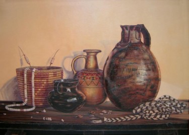 Pintura titulada "Ceramicas" por Yolanda Castro Contreras, Obra de arte original