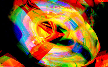 Digitale Kunst mit dem Titel "Happiness" von Yolidimages, Original-Kunstwerk, 2D digitale Arbeit