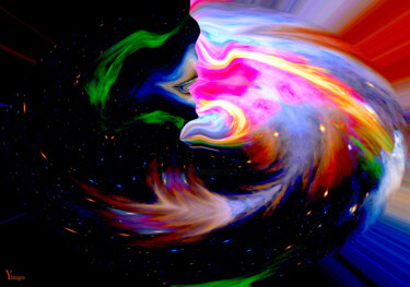 Arte digital titulada "Amazing Galaxy" por Yolidimages, Obra de arte original, Trabajo Digital 2D