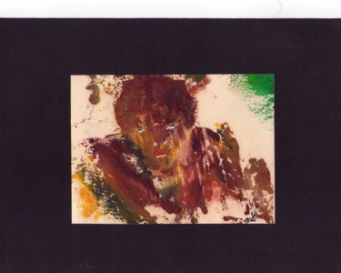 Peinture intitulée "auto-portrait" par Lionel Dubois, Œuvre d'art originale, Huile
