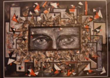 Peinture intitulée "regard" par Lionel Dubois, Œuvre d'art originale, Huile