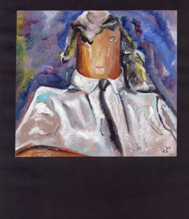 Peinture intitulée "beauf" par Lionel Dubois, Œuvre d'art originale, Acrylique