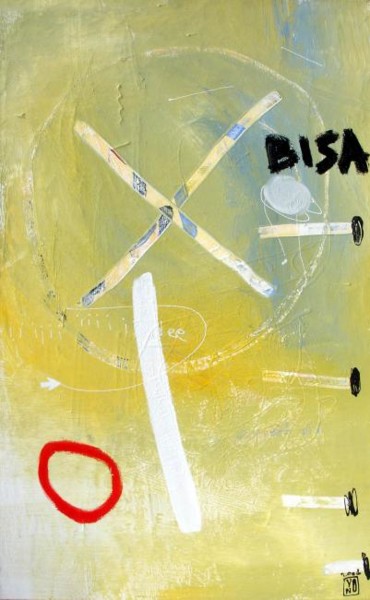 Malarstwo zatytułowany „BISA” autorstwa Yono, Oryginalna praca, Akryl