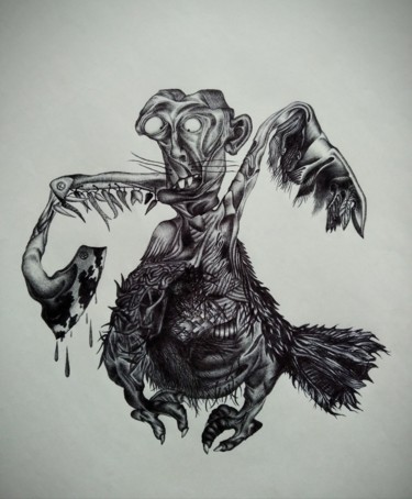 Фотография под названием "Creature with hatch…" - Yorick, Подлинное произведение искусства, Цифровая фотография