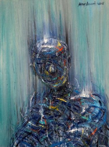 Malerei mit dem Titel "Avatar No.5" von Youcai Hong, Original-Kunstwerk, Öl