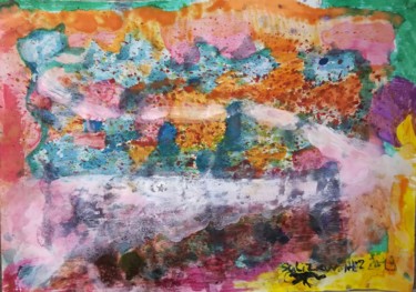 Painting titled "024 En route vers M…" by Lise Youlou, Original Artwork, Acrylic