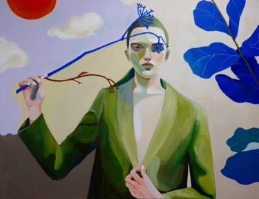 Pittura intitolato "Metamorphosis" da Young Park, Opera d'arte originale, Acrilico
