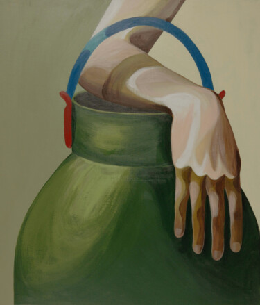 Malerei mit dem Titel "Wish pot" von Young Park, Original-Kunstwerk, Acryl