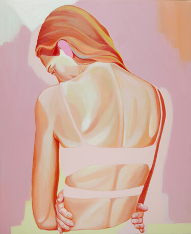 Malerei mit dem Titel "Self-preservation" von Young Park, Original-Kunstwerk, Acryl