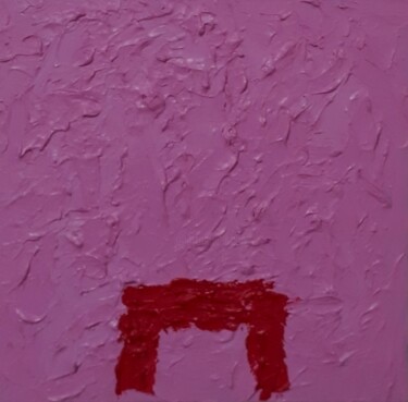 Картина под названием "R2" - Pinky, Подлинное произведение искусства, Акрил Установлен на Деревянная рама для носилок