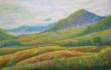 Painting titled "SCENIC VIEW OF THE…" by Lee J. Nixon, Original Artwork
