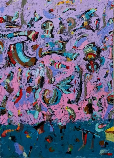 Painting titled "A Million Things in…" by Yow Brin, Original Artwork, Acrylic