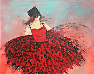 Pintura titulada "Viva Espagna" por Ysabel Laffitte, Obra de arte original, Acrílico Montado en Bastidor de camilla de madera