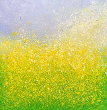 Peinture intitulée "Explosion Florale" par Ysabel Laffitte, Œuvre d'art originale, Acrylique Monté sur Châssis en bois