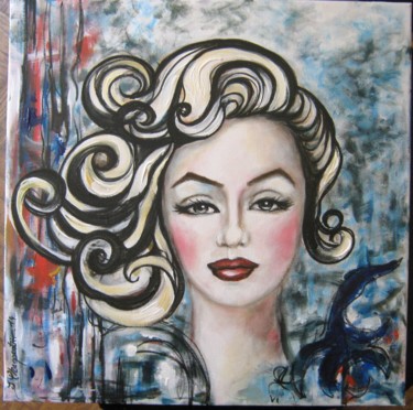 Peinture intitulée "Marilyn" par Isabelle Charpentier, Œuvre d'art originale