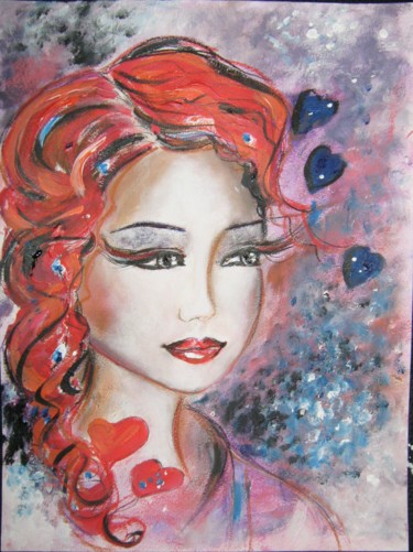 Painting titled "The last Love" by Isabelle Charpentier, Original Artwork