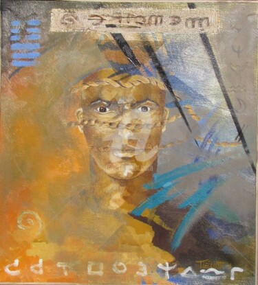 Painting titled "Censure" by Ytka Tiéllof, Original Artwork, Oil