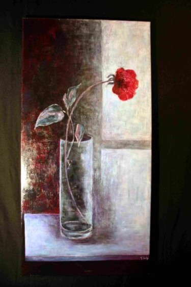 Painting titled "rosa" by Ytnes, Original Artwork, Oil