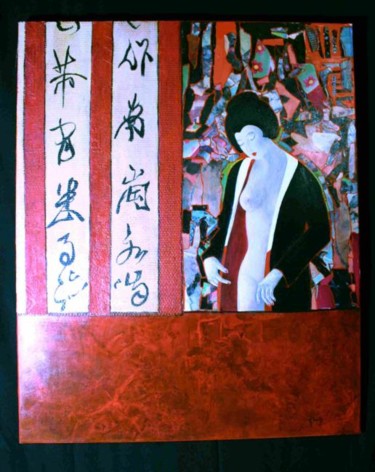 Painting titled "su yin" by Ytnes, Original Artwork